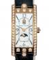 HARRY WINSTON（ハリーウィンストン）の古着「Avenue Mini Moon Phase アヴェニューCミニ ムーンフェイズ ベゼルダイヤ Ref.AVCQMP16RR001 」｜シェル文字盤