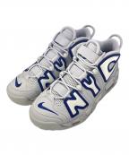 NIKEナイキ）の古着「AIR MORE UPTEMPO NYC QS」｜グレー×ネイビー