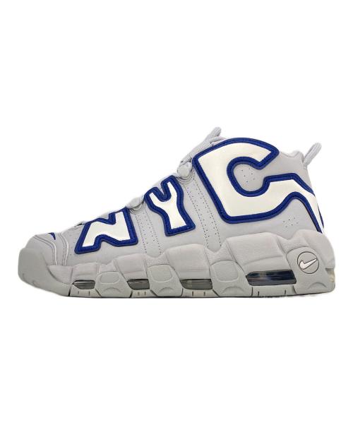 NIKE（ナイキ）NIKE (ナイキ) AIR MORE UPTEMPO NYC QS グレー×ネイビー サイズ:26cm(US8)の古着・服飾アイテム