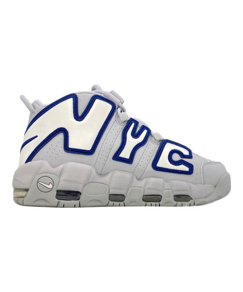 NIKE（ナイキ）NIKE (ナイキ) AIR MORE UPTEMPO NYC QS グレー×ネイビー サイズ:26cm(US8)の古着・服飾アイテム