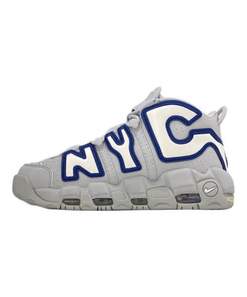 NIKE（ナイキ）NIKE (ナイキ) AIR MORE UPTEMPO NYC QS グレー×ネイビー サイズ:26cm(US8)の古着・服飾アイテム