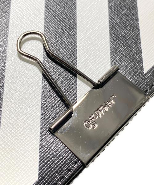 OFFWHITE（オフホワイト）OFFWHITE (オフホワイト) DIAG SQUARE FLAP BAG ホワイト×ブラック サイズ:-の古着・服飾アイテム