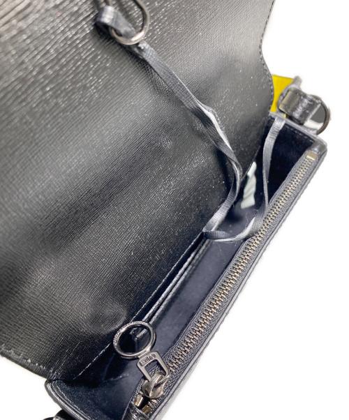 OFFWHITE（オフホワイト）OFFWHITE (オフホワイト) DIAG SQUARE FLAP BAG ホワイト×ブラック サイズ:-の古着・服飾アイテム
