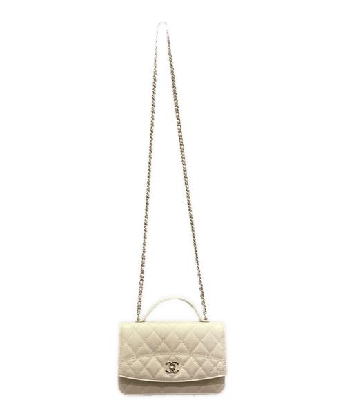 CHANEL（シャネル）CHANEL (シャネル) チェーンウォレット アイボリー サイズ:19の古着・服飾アイテム