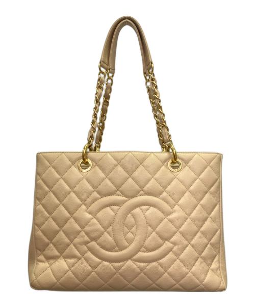 CHANEL（シャネル）CHANEL (シャネル) GSTトート/グランドショッピングトート ベージュの古着・服飾アイテム