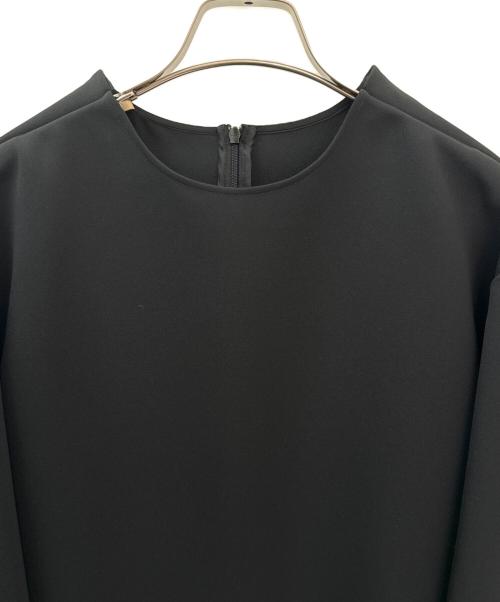 Maison Margiela（メゾンマルジェラ）Maison Margiela (メゾンマルジェラ) デザインロングスリーブワンピース ブラック サイズ:38の古着・服飾アイテム