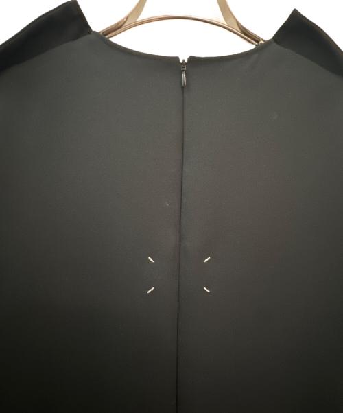 Maison Margiela（メゾンマルジェラ）Maison Margiela (メゾンマルジェラ) デザインロングスリーブワンピース ブラック サイズ:38の古着・服飾アイテム