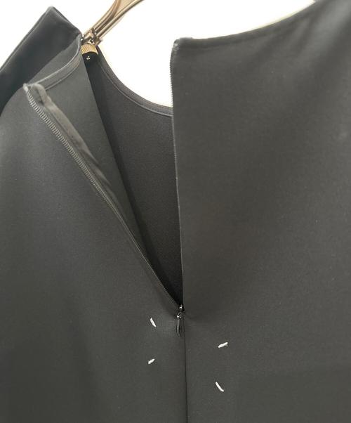 Maison Margiela（メゾンマルジェラ）Maison Margiela (メゾンマルジェラ) デザインロングスリーブワンピース ブラック サイズ:38の古着・服飾アイテム
