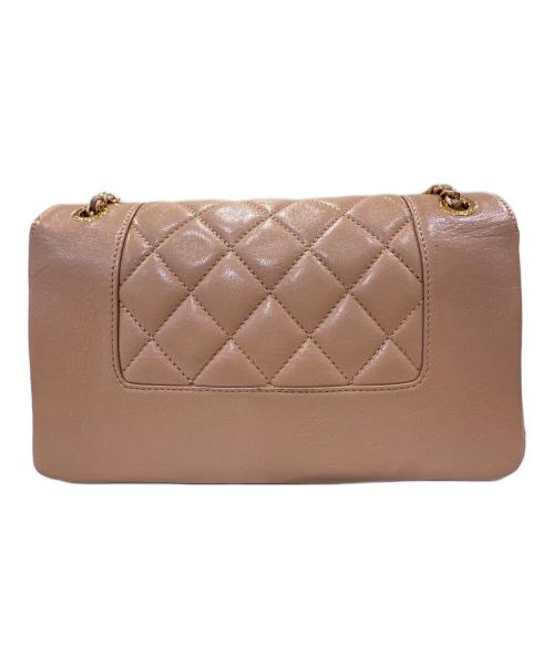 CHANEL（シャネル）CHANEL (シャネル) チェーンショルダーバッグ ベージュの古着・服飾アイテム