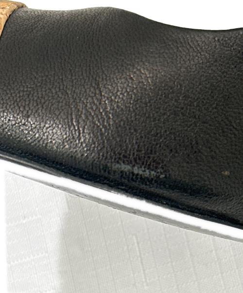 CHANEL（シャネル）CHANEL (シャネル) コルクトゥヒールパンプス ブラック サイズ:371/2の古着・服飾アイテム