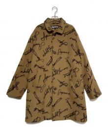 SUPREME（シュプリーム）の古着「Script Logos Wool Overcoat」｜ブラウン