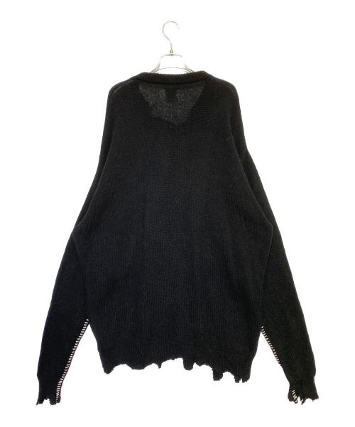 SAINT MICHAEL（セントマイケル）SAINT MICHAEL (セントマイケル) WOOL SWTER SIN ブラック サイズ:XLの古着・服飾アイテム