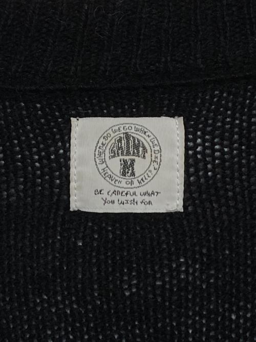 SAINT MICHAEL（セントマイケル）SAINT MICHAEL (セントマイケル) WOOL SWTER SIN ブラック サイズ:XLの古着・服飾アイテム