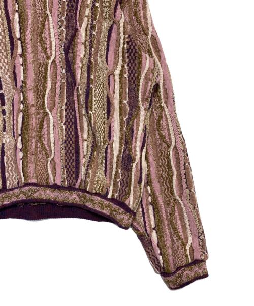 KAPITAL（キャピタル）KAPITAL (キャピタル) 7G ニット GAUDY ピンク サイズ:3の古着・服飾アイテム