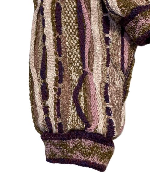 KAPITAL（キャピタル）KAPITAL (キャピタル) 7G ニット GAUDY ピンク サイズ:3の古着・服飾アイテム