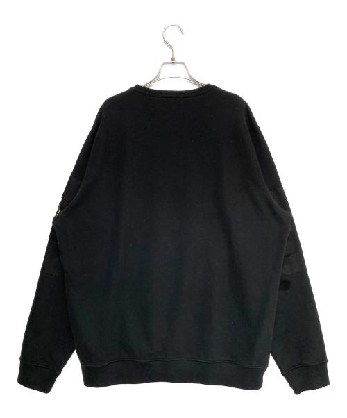 STONE ISLAND（ストーンアイランド）STONE ISLAND (ストーンアイランド) BRUSHED ORGANIC COTTON FLEECE ブラック サイズ:XXLの古着・服飾アイテム