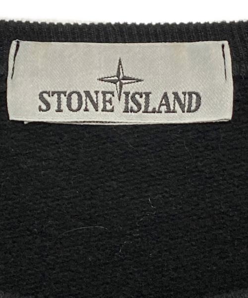STONE ISLAND（ストーンアイランド）STONE ISLAND (ストーンアイランド) BRUSHED ORGANIC COTTON FLEECE ブラック サイズ:XXLの古着・服飾アイテム