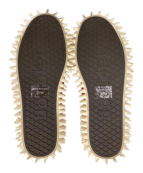 doublet（ダブレット）doublet (ダブレット) SPIKY CANVAS SNEAKER レッド サイズ:27cm(US9)の古着・服飾アイテム
