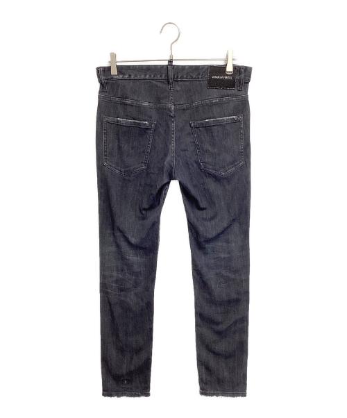 DSQUARED2（ディースクエアード）DSQUARED2 (ディースクエアード) ブラッククリーンウォッシュ スケータージーンズ グレー サイズ:48の古着・服飾アイテム