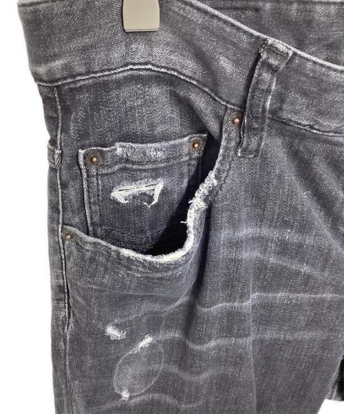 DSQUARED2（ディースクエアード）DSQUARED2 (ディースクエアード) ブラッククリーンウォッシュ スケータージーンズ グレー サイズ:48の古着・服飾アイテム