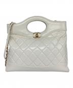 CHANELシャネル）の古着「シャネル31 ライン/Small Shopping Bag」｜ホワイト