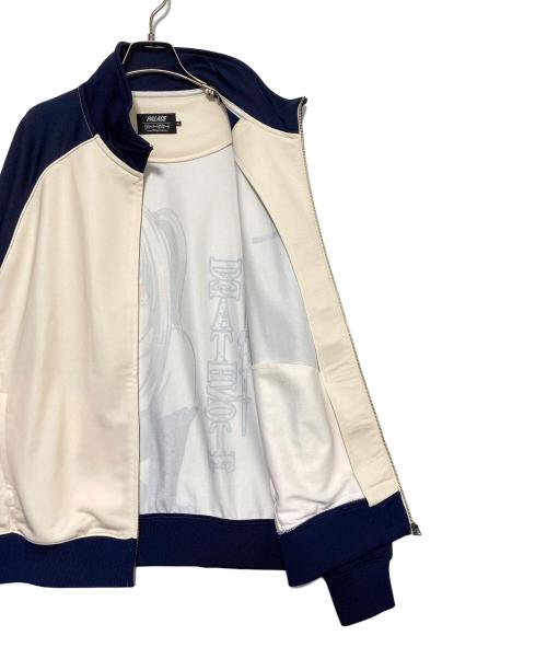 PALACE（パレス）PALACE (パレス) DEATH NOTE (デスノート) MISA TRACK JACKET アイボリー×ネイビー サイズ:XLの古着・服飾アイテム