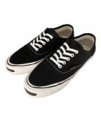 KAMIYAカミヤ）の古着「Joey Vulcanized Sneaker」｜ブラック×ホワイト