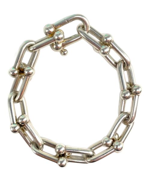 TIFFANY & Co.（ティファニー）TIFFANY & Co. (ティファニー) ハードウェアブレスレット シルバー サイズ:ラージ（14コマ）の古着・服飾アイテム