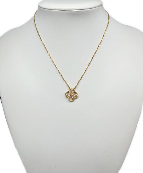 VAN CLEEF & ARPELS（ヴァンクリーフ＆アーペル）VAN CLEEF & ARPELS (ヴァンクリーフ＆アーペル) ヴィンテージ アルハンブラ 12P ダイヤモンドネックレスの古着・服飾アイテム
