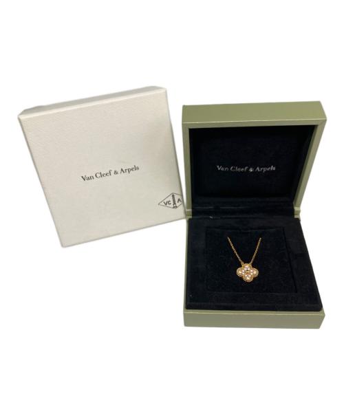 VAN CLEEF & ARPELS（ヴァンクリーフ＆アーペル）VAN CLEEF & ARPELS (ヴァンクリーフ＆アーペル) ヴィンテージ アルハンブラ 12P ダイヤモンドネックレスの古着・服飾アイテム