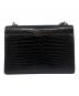 Saint Laurent Paris (サンローランパリ) サンセット クロコ型押し ミディアム ショルダーバッグ ブラック サイズ:ミディアム：180000円