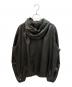 EMPORIO ARMANI (エンポリオアルマーニ) フーデットレザージャケット ブラック サイズ:48：50000円
