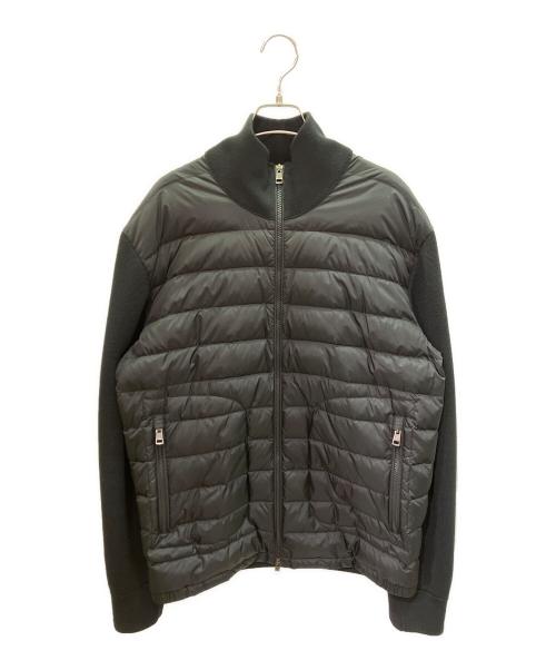 MONCLER（モンクレール）MONCLER (モンクレール) CARDIGAN TRICOT/ニット切替カーディガン ブラック サイズ:XXLの古着・服飾アイテム