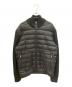 MONCLER（モンクレール）の古着「CARDIGAN TRICOT/ニット切替カーディガン」｜ブラック