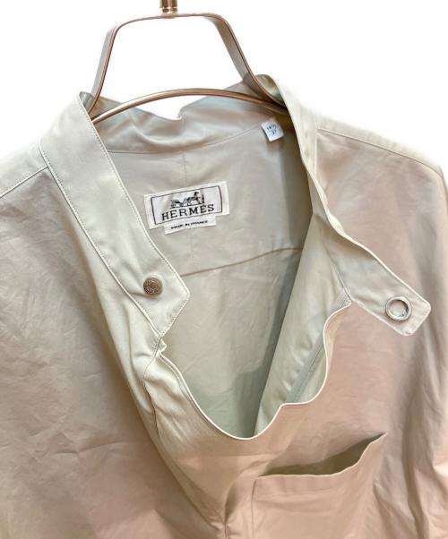 HERMES（エルメス）HERMES (エルメス) デザインスモック ライトグレー サイズ:37の古着・服飾アイテム