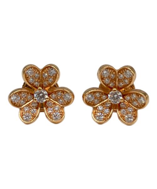 VAN CLEEF & ARPELS（ヴァンクリーフ＆アーペル）VAN CLEEF & ARPELS (ヴァンクリーフ＆アーペル) フリヴォル ピアス ミニモデル サイズ:ミニ/miniの古着・服飾アイテム