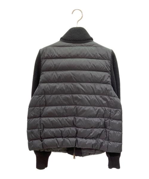 MONCLER（モンクレール）MONCLER (モンクレール) MAGLIONE/ニットダウン切替ジャケット ブラック サイズ:Mの古着・服飾アイテム