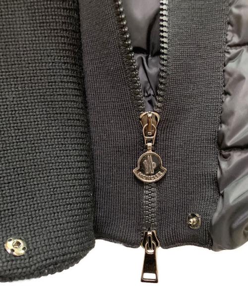 MONCLER（モンクレール）MONCLER (モンクレール) MAGLIONE/ニットダウン切替ジャケット ブラック サイズ:Mの古着・服飾アイテム