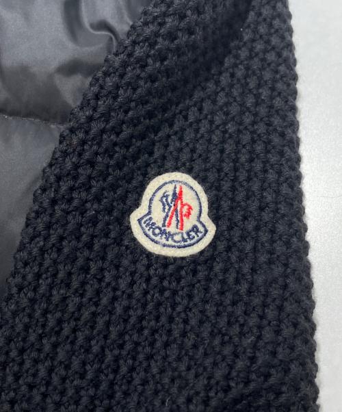 MONCLER（モンクレール）MONCLER (モンクレール) MAGLIONE/ニットダウン切替ジャケット ブラック サイズ:Mの古着・服飾アイテム