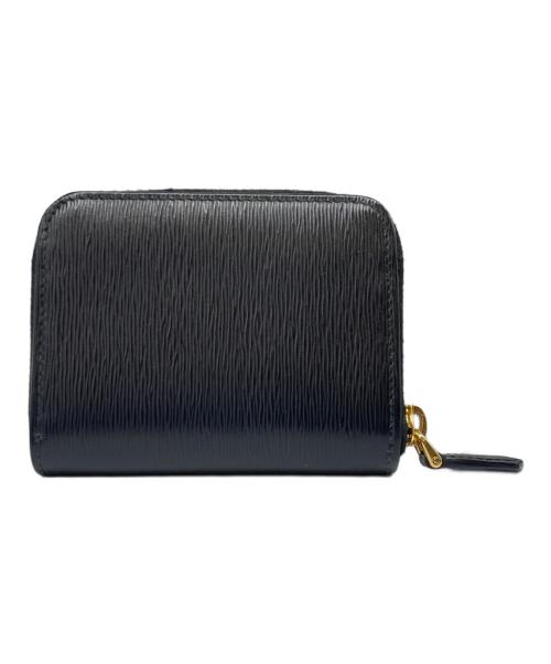 PRADA（プラダ）PRADA (プラダ) ラウンドファスナー コインケース ブラックの古着・服飾アイテム