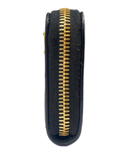 PRADA（プラダ）PRADA (プラダ) ラウンドファスナー コインケース ブラックの古着・服飾アイテム