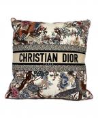 Christian Diorクリスチャン ディオール）の古着「ジャルダン ディヴェール スモール スクエア クッション」