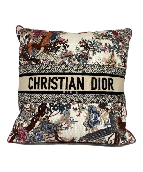 Christian Dior（クリスチャン ディオール）Christian Dior (クリスチャン ディオール) ジャルダン ディヴェール スモール スクエア クッション サイズ:U（フリーサイズ）の古着・服飾アイテム