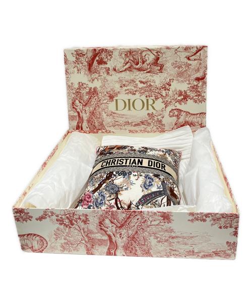 Christian Dior（クリスチャン ディオール）Christian Dior (クリスチャン ディオール) ジャルダン ディヴェール スモール スクエア クッション サイズ:U（フリーサイズ）の古着・服飾アイテム