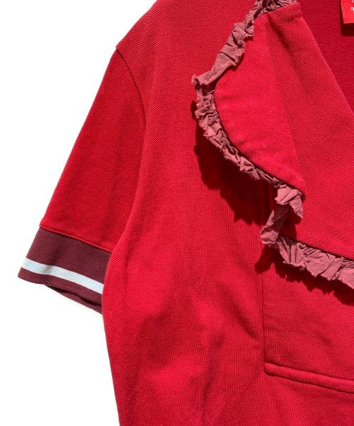 Vivienne Westwood（ヴィヴィアンウエストウッド）Vivienne Westwood (ヴィヴィアンウエストウッド) ラブポロシャツ レッド サイズ:00の古着・服飾アイテム