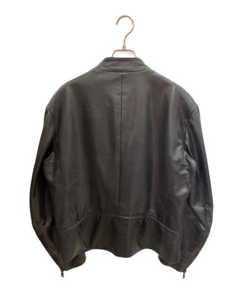 Maison Margiela（メゾンマルジェラ）Maison Margiela (メゾンマルジェラ) 八の字ライダース ブラック サイズ:52の古着・服飾アイテム