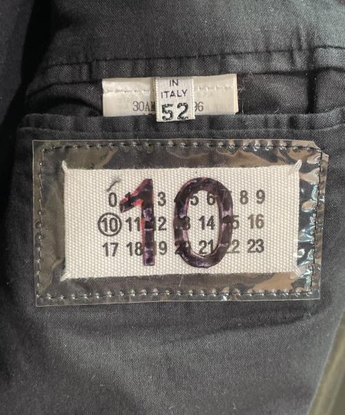 Maison Margiela（メゾンマルジェラ）Maison Margiela (メゾンマルジェラ) 八の字ライダース ブラック サイズ:52の古着・服飾アイテム