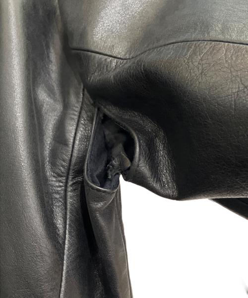 Maison Margiela（メゾンマルジェラ）Maison Margiela (メゾンマルジェラ) 八の字ライダース ブラック サイズ:52の古着・服飾アイテム