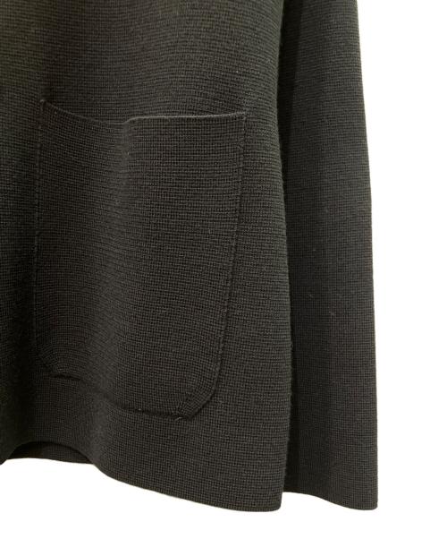 Cruciani（クルチアーニ）Cruciani (クルチアーニ) ニットダブルジャケット ブラック サイズ:48の古着・服飾アイテム