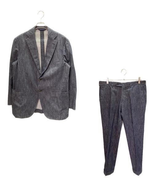 Belvest（ベルヴェスト）Belvest (ベルヴェスト) デニム地セットアップスーツ インディゴ サイズ:7Rの古着・服飾アイテム